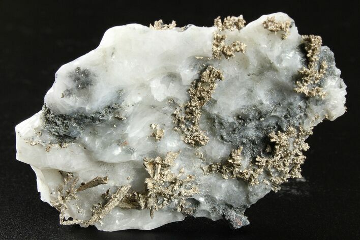 Native Silver in Calcite - Morocco #266074